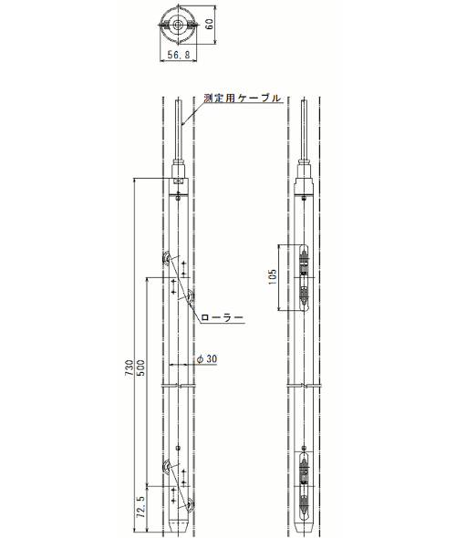 挿入式傾斜計