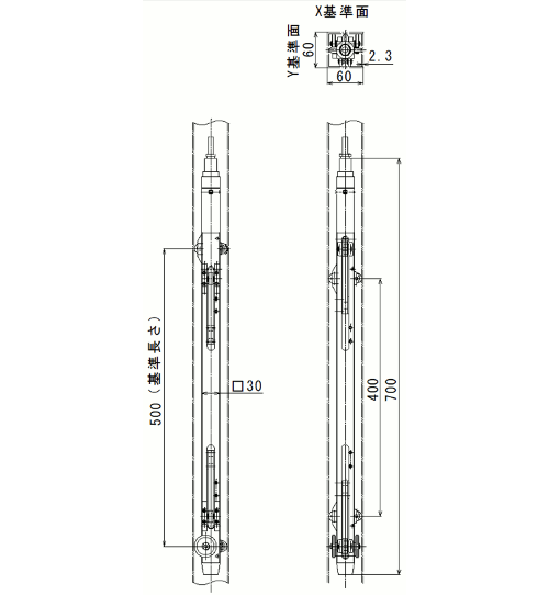 角型挿入式傾斜計